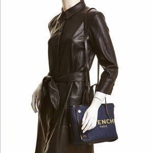 Givenchy Bond Mini Canvas & Leather Tote